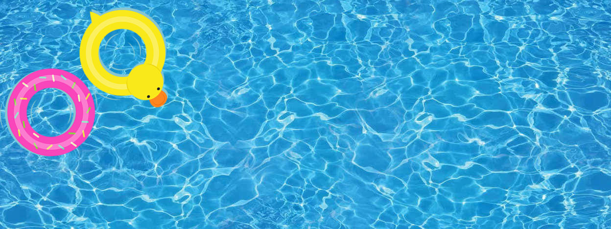 Swimming Pool and Floats