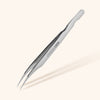 Angled Isolation Tweezers in Silver