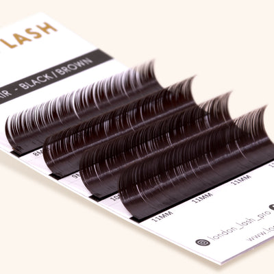 Lash Strips of Black Brown Faux Mink Lashes