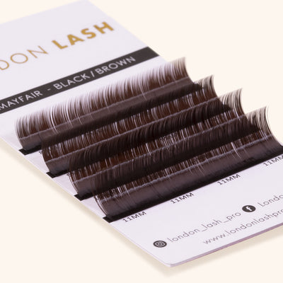 Strip of Black Brown Faux Mink Lashes