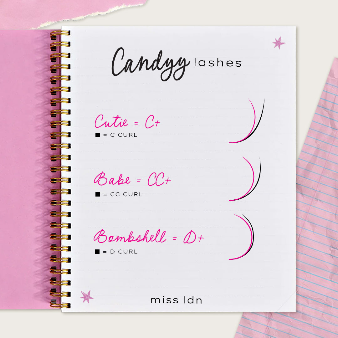 Candyy Lashes - 3DW 0.07 Mix
