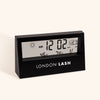 Black Digital Hygrometer with London Lash Logo