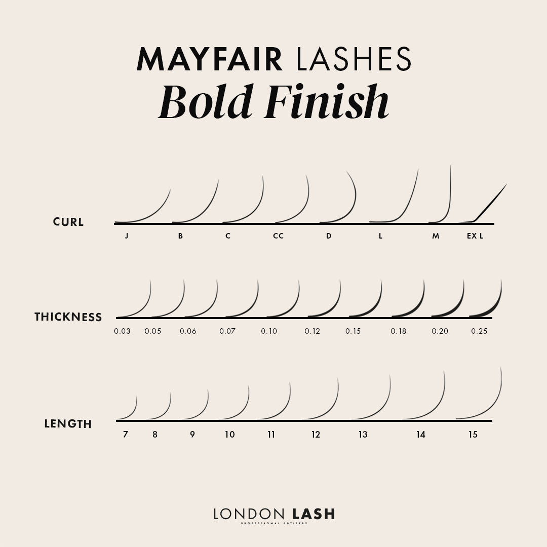 Volume/Classic Black Brown Mayfair Lashes 0.10