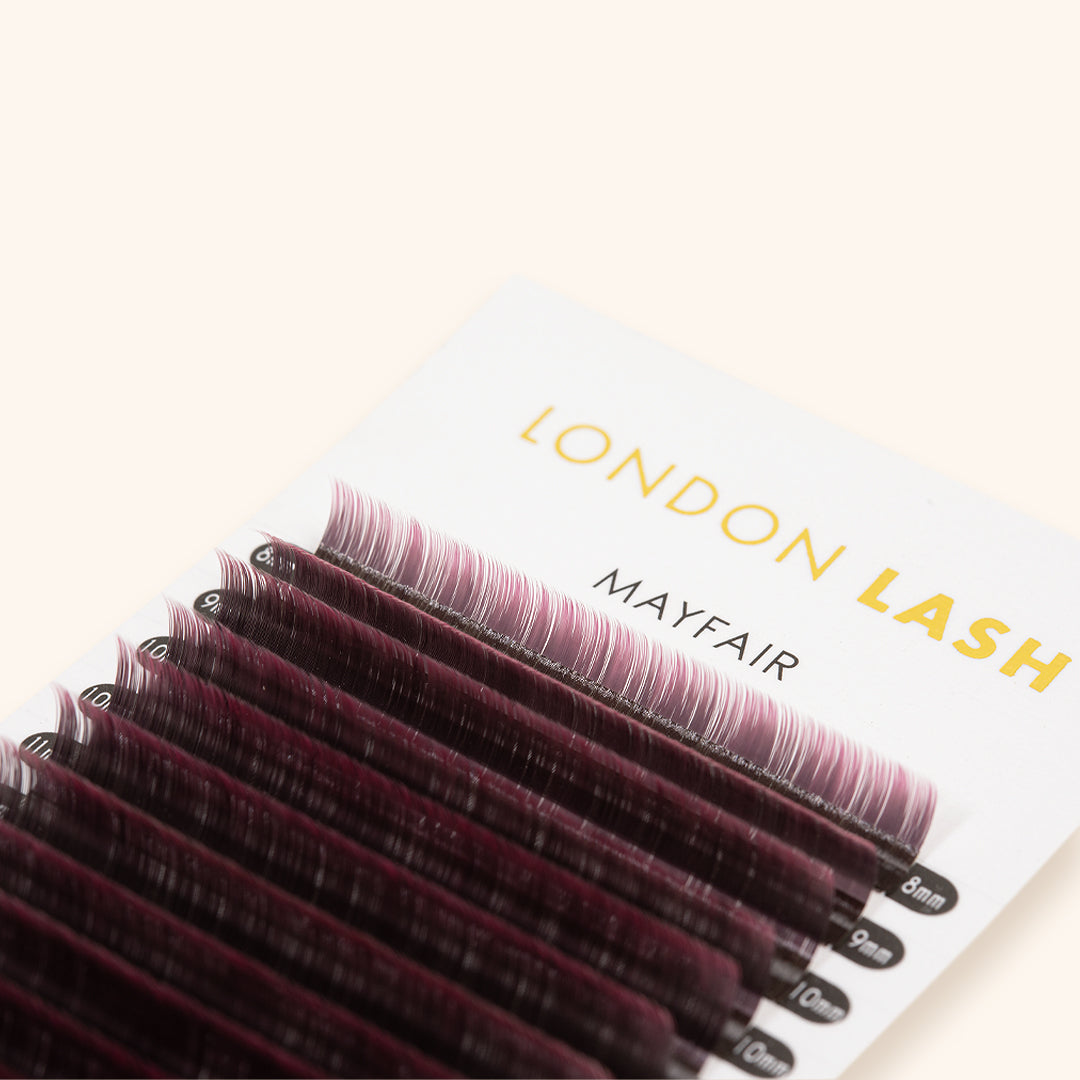 Pink Two-Tone Ombre Lashes 0.07