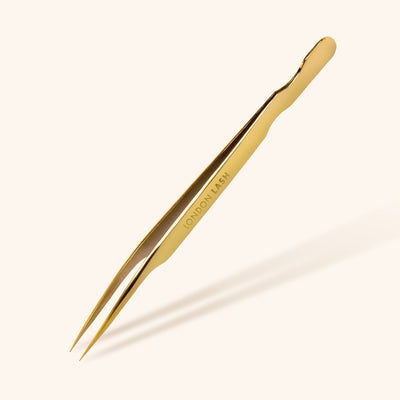 Pointed Isolation Tweezers in Gold